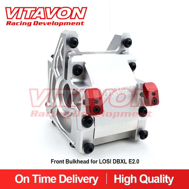 VITAVON DBXL E2.0 Front Bulkhead Redesigned CNC Aluminum7075 For LOSI  DBXL E 2.0