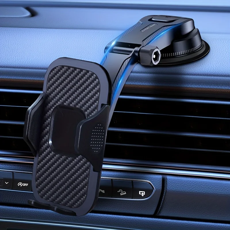 

Car Dashboard Phone Holder - Adjustable Vertical And Horizontal Installation, Comes with A Pad