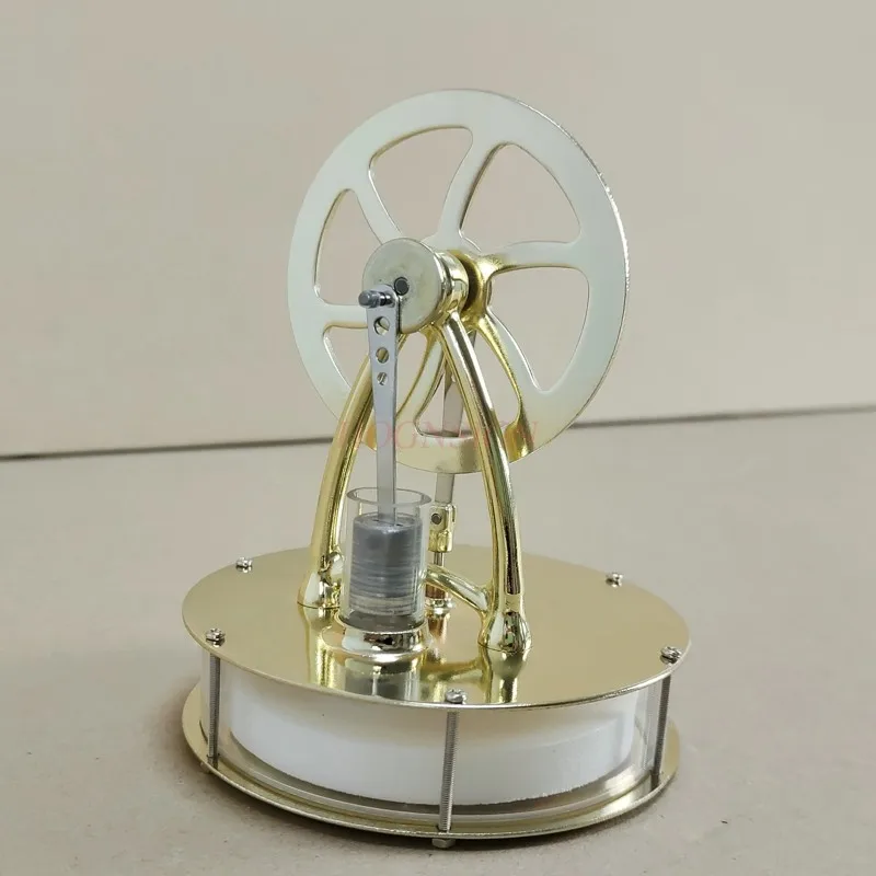 low temperature mini air stirling engine modelo do motor chegada de vapor de calor aco inoxidavel brinquedo educativo kit experimental cientifico 01