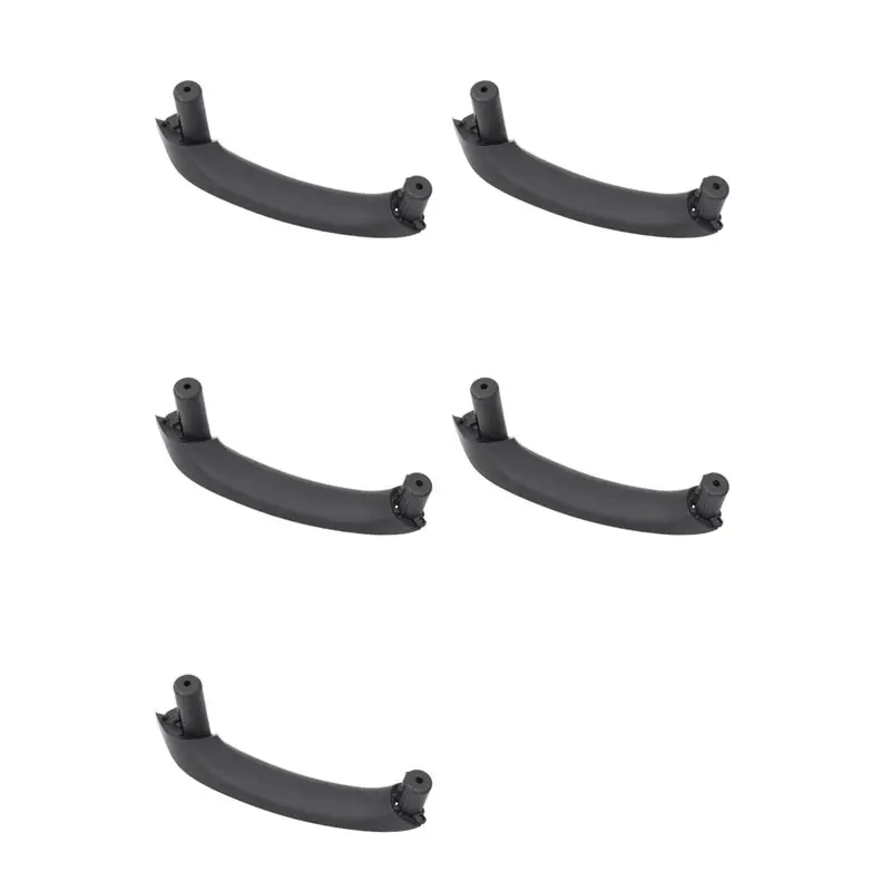 5X Car Interior Inner Door Pull Handle Pull Trim For-Bmw F25 F26 X3 X4 2011-2017,Front & Rear Right Side Black