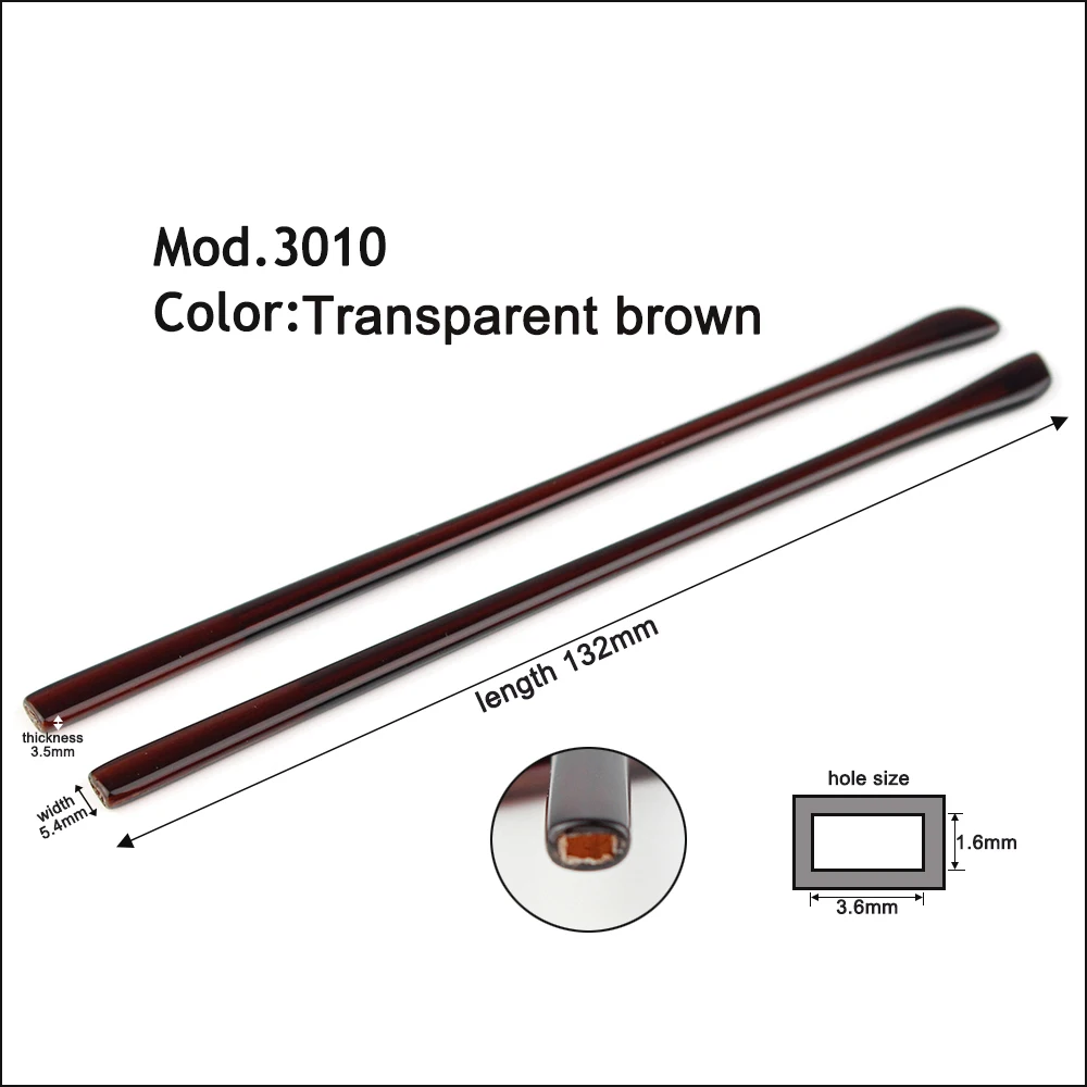 1pair Acetate Glasses Temple Tip Long Type Eyeglasses Leg Eyeware Accessoreis Shiny Black Brown Round Square Hole