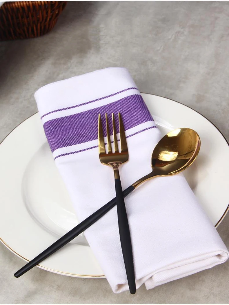 Europäische Küche Handtuch Tischset Verdickte Baumwolle Tasse Tuch Matte für Hotel Restaurant Küche Zubehör Reinigung Werkzeuge Untersetzer – Detail 7