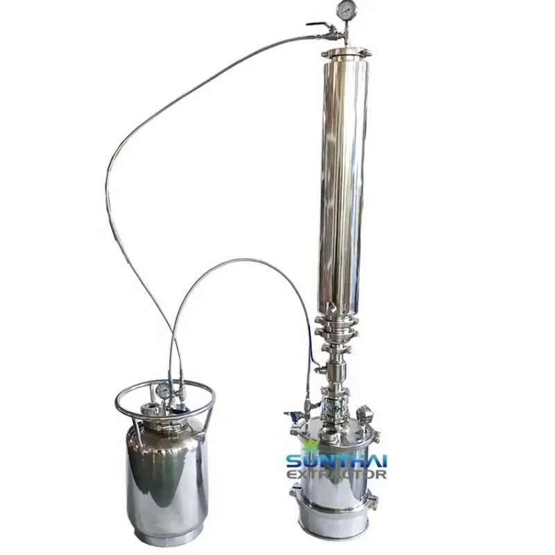 Jacketed 2.5lb Closed Loop Extractor with Dewaxing Column and Splatter Platter