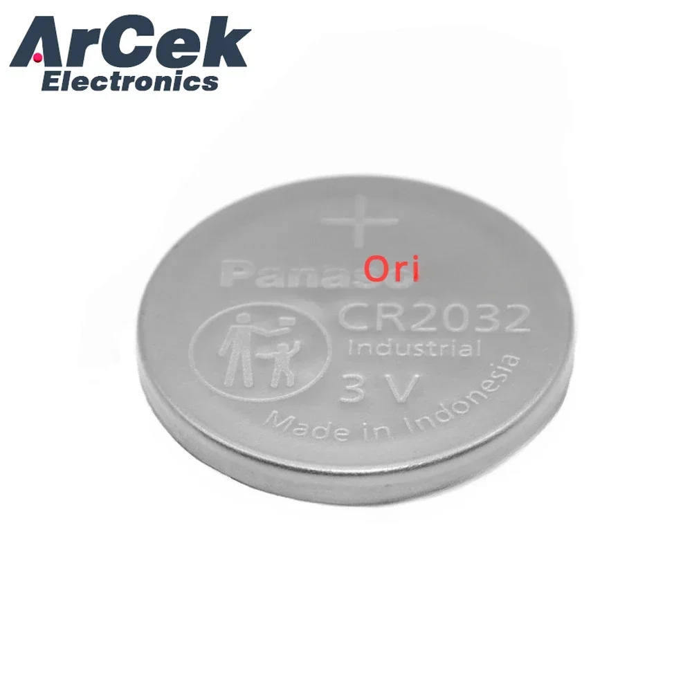 2PCS Original for Panasonic CR2032 3V Button Batteries Cell Phone Coin Lithium Battery for Clock Electronic Toys