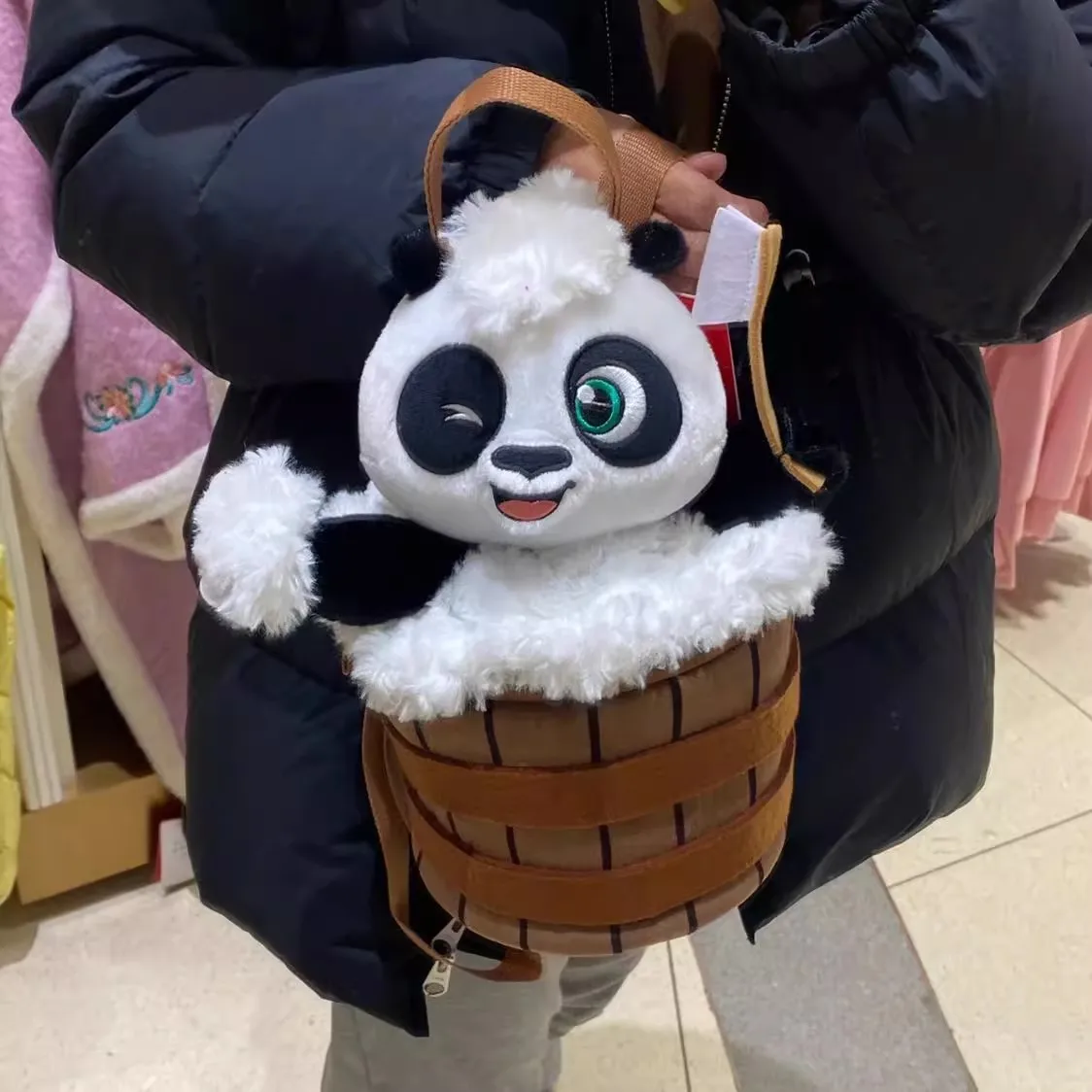 Sac seau Kung Fu Po Abao Souvenir du parc de cinéma de pékin, sac à bandoulière, sac à main, cadeau pour filles