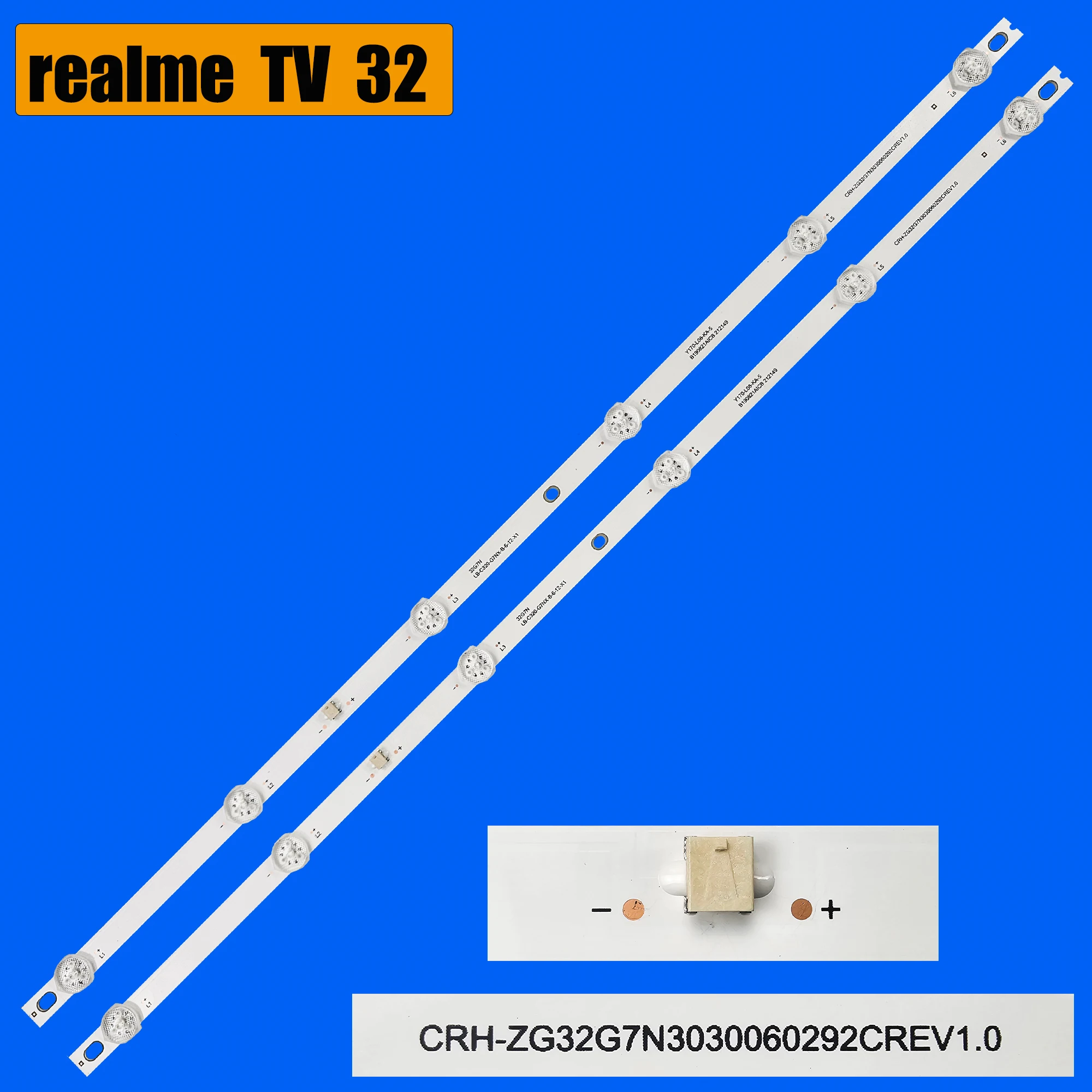 LED Backlight Strips For REALME TV 32 RMT101 SA32S49N1 C320Y19-7N JL.D32061330-002JS-M_V01 LB-C320-G7NX-B-6-12-X1 MS-L4777 V1