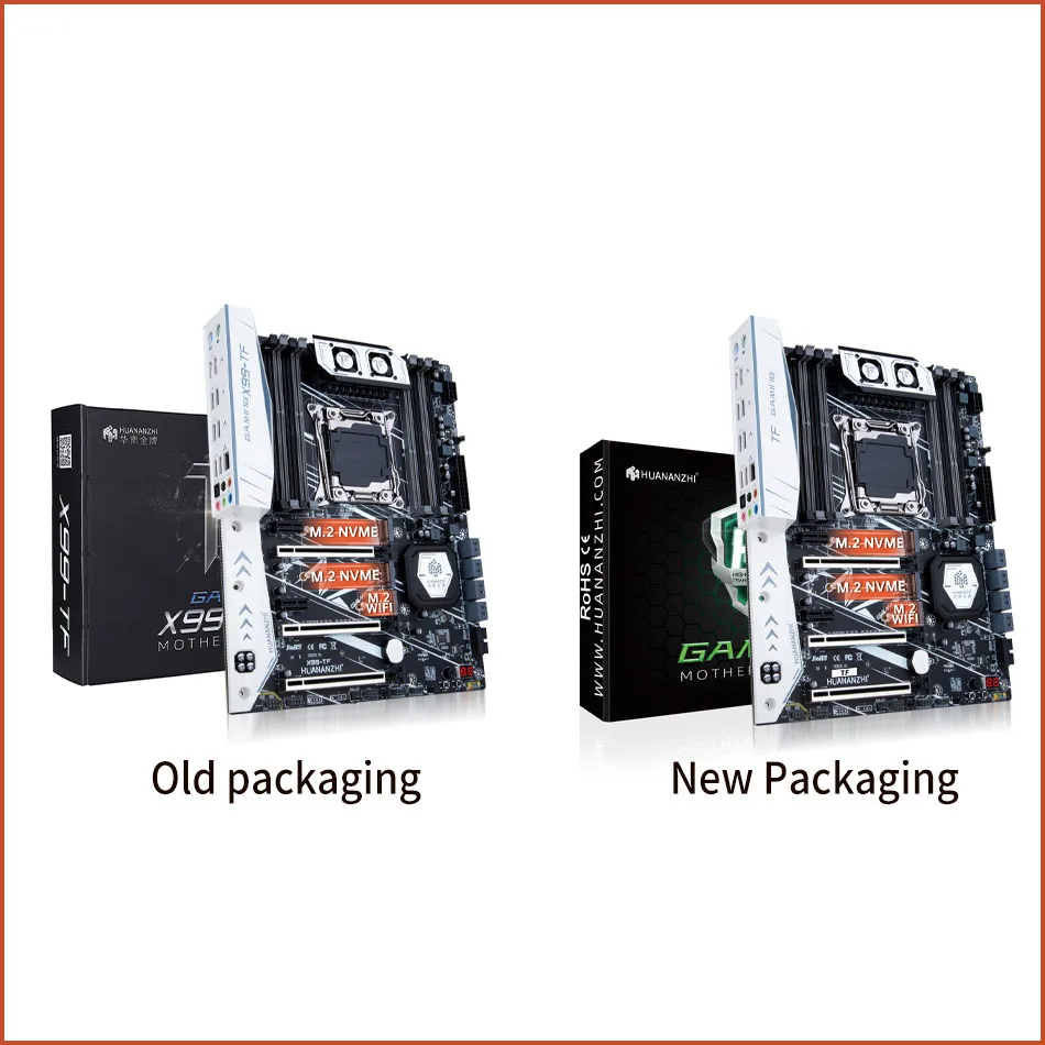 HUANANZHI-placa base X99 TF LGA 2011-3 XEON X99, tarjeta madre con Intel E5 2696 V3 con 4x8G DDR3 RECC, kit combinado de memoria