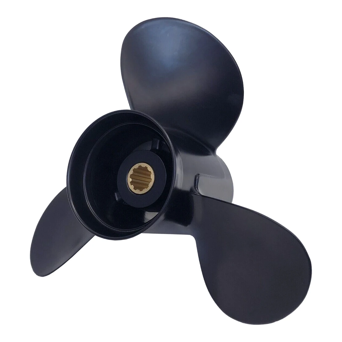 

346-64104-5 3R0B645270 Boat Propeller 48-19640A40 Fit for Mercury Mariner Tohatsu Nissan Outboard 25-30HP Black Aluminum Alloy