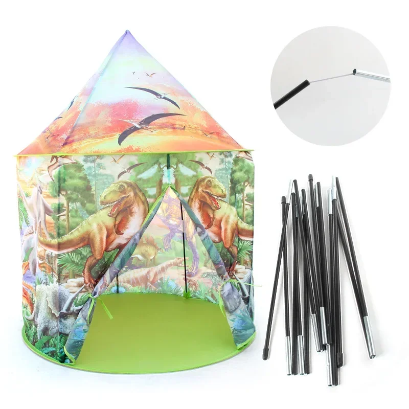 Kids Play Tent Dinosaur Kids Play Toys Tent For Children's House Tipi Tents Folding Indoor Garden Playhouse Child Ball Pool Gift