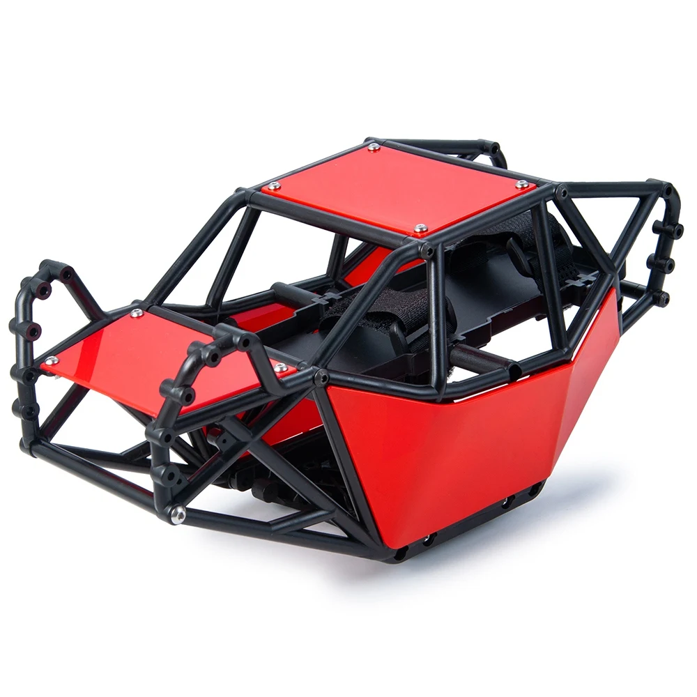 Nylon Rock Buggy Roll Cage Body Shell Chassis for 1/10 RC Crawler Car Axial SCX10 & SCX10 II 90046 DIY Parts,2