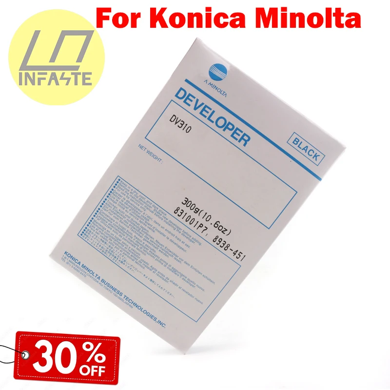 

Японский совместимый порошок-разработчик 300 г DV310 для Konica Minolta BH250 350 282 362, копировальная деталь