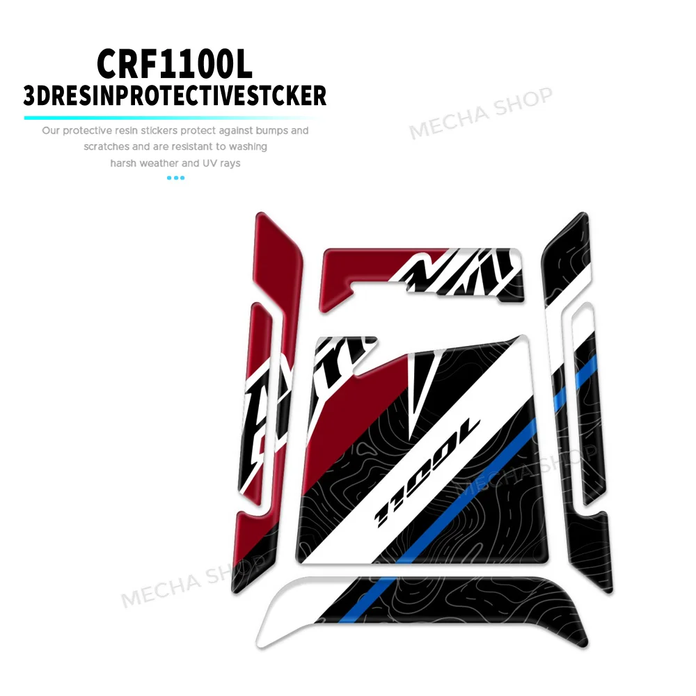 

3D Decal Protector Waterproof for CRF1100L Africa Twin CRF1100 Tank Pad Sticker