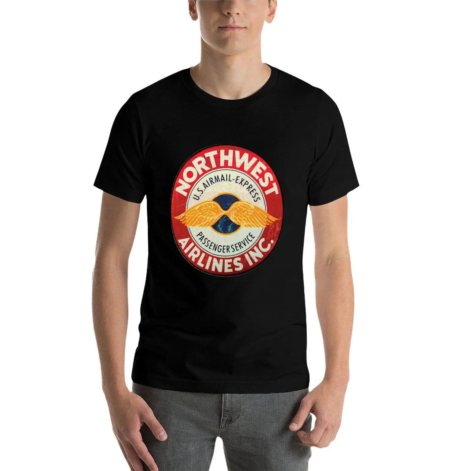 

Northwest Airlines T-Shirt cotton t shirts high quality man t shirts cotton man t shirts graphic T-Shirt