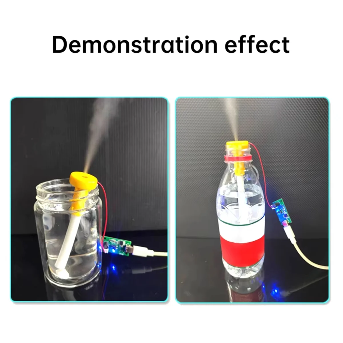 10 قطعة لتقوم بها بنفسك مرذاذ بالموجات فوق الصوتية TYPE-C مرطب صغير DC5V وحدة ترطيب الانحلال غير المبدلة