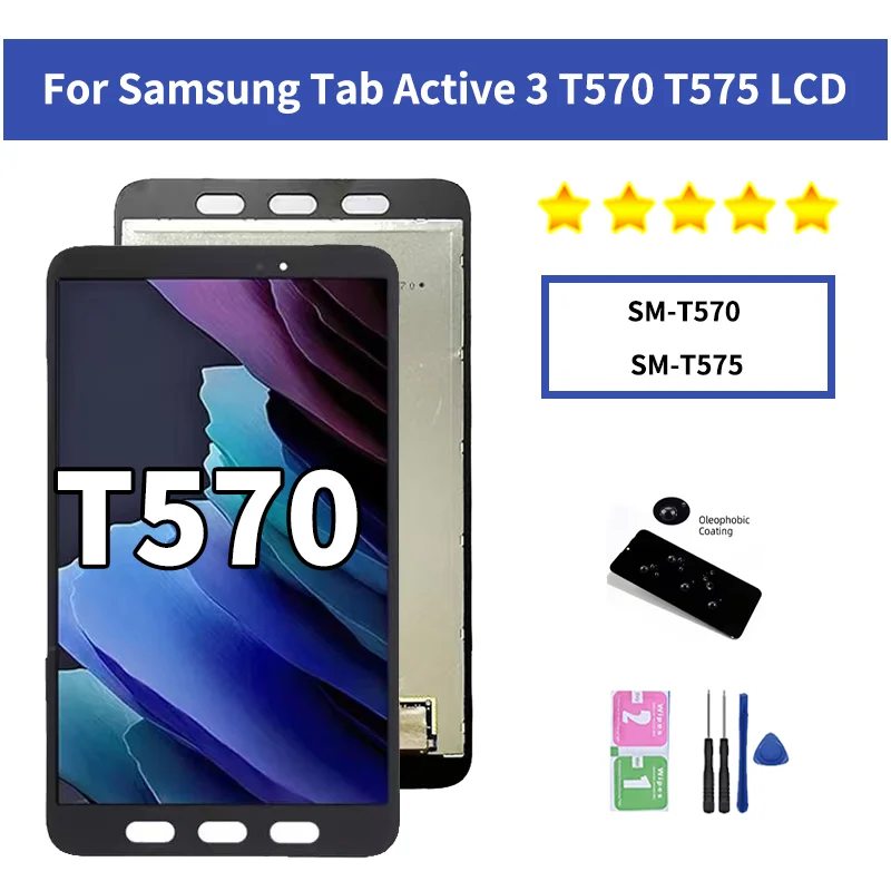 8''0 Tested For Samsung Tab Active3 SM-T570 SM-T575 T570 T575 LCD Display Touch Screen Digitizer Assembly Replacement