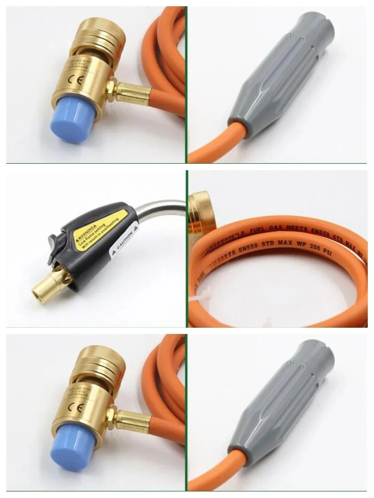 1Pc 1.5m Self Ignition Gas Welding Torch Hose for Propane Propylene MAPP LPG Brazing