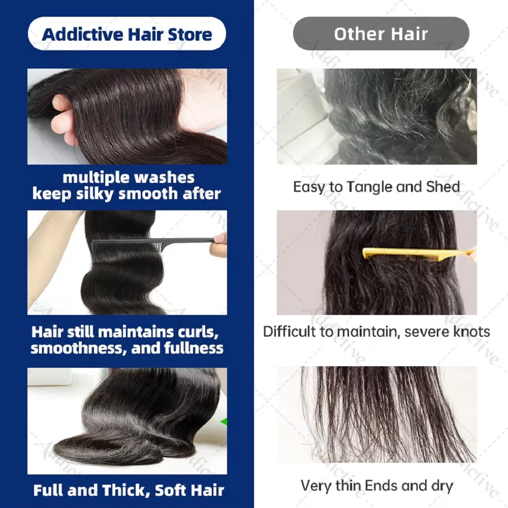 15A ダブルドローン 12～28インチ ボディウェーブ人毛束 ブラジリアンバージンヘア束 100%人毛エクステ ナチュラルカラー