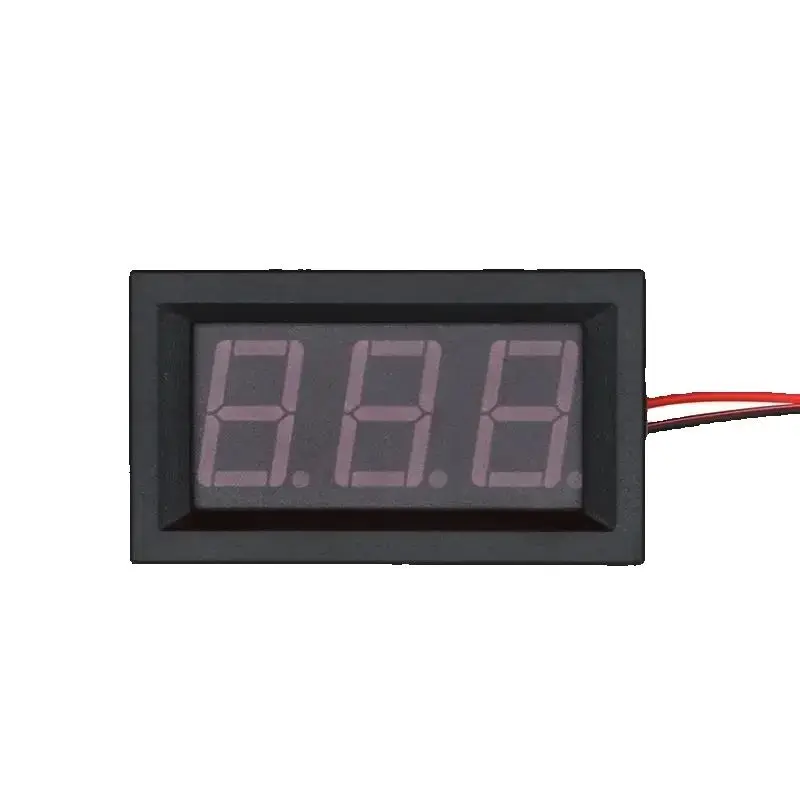 

2 3 Wires 0.56" LED Digital Voltmeter Voltage Meter Car Motorcycle Volt Tester Detector DC 12V Capacity Monitor Red Green Blue