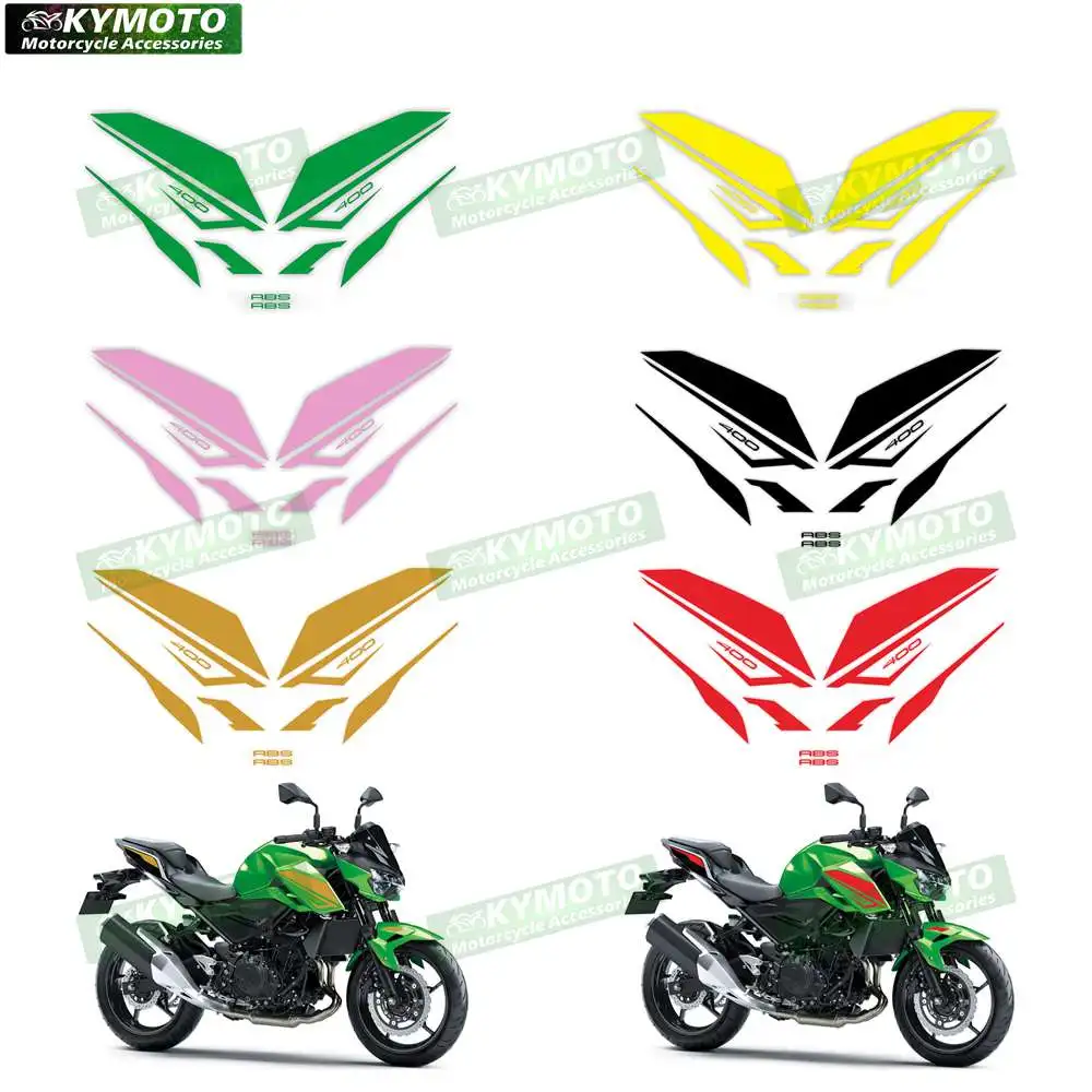 

For Z400 Z 400 2019 2020 2021-2023 motorcycle accessories helmet fairing sticker reflective full vehicle sticker set decoration