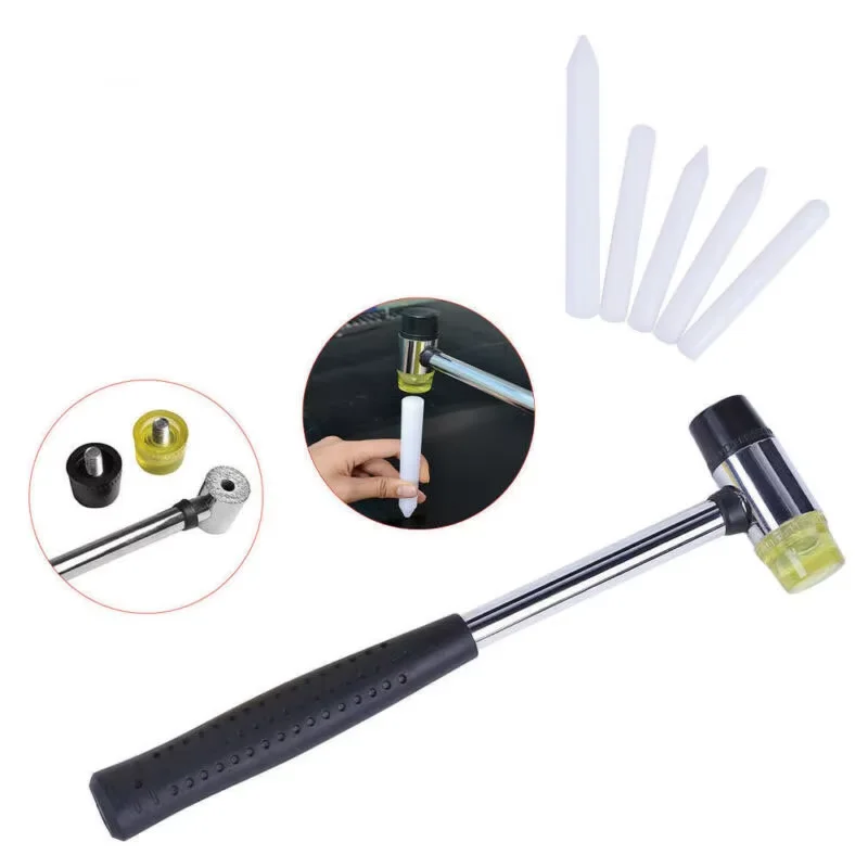 Super PDR Tools White Nylon Pen Tap Down Pen Paintless Dent Removal Pen Us For Dent Repair Tool Auto Hand Tools Puller Kit