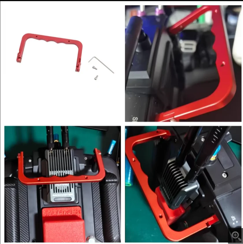 Remote Controller CNC Metal Folding Handle Foldable Joint Collapsible Grip for RC TX16S MKII FPV Drone Accessories Six Colors