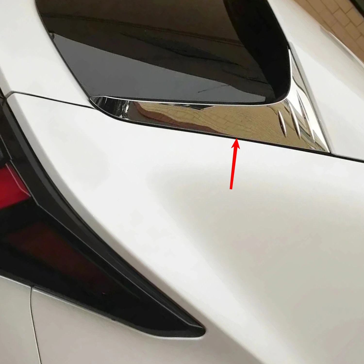 

Для Lexus NX 250 350 350H 450H 2021-2023 2024 2025: Стальная накладка-спойлер на заднее стекло, боковая треугольная накладка на крыло, автомобильные аксессуары