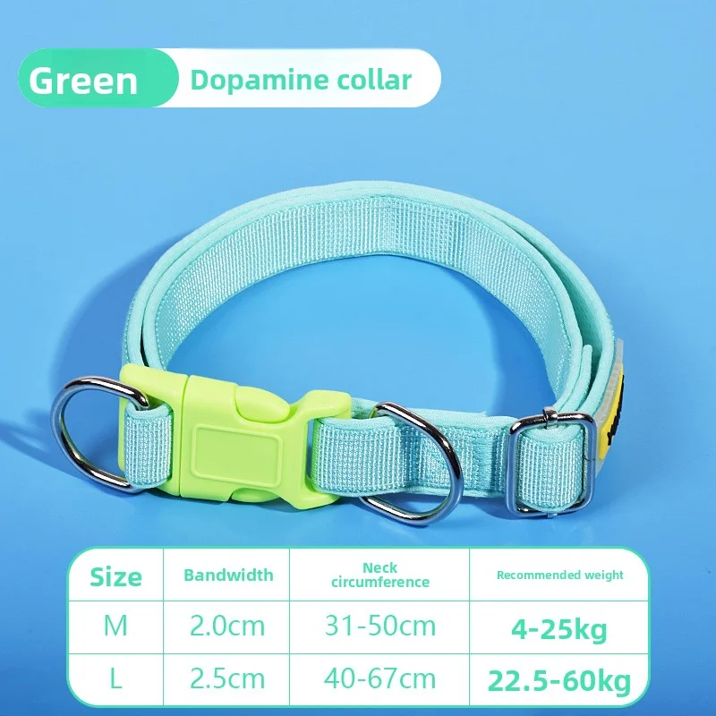 New Pet Dog Collar Leash Set Nylon Material Durable Dog Supplies Leash Pet Tactical Training Large Collars Home Pet Products