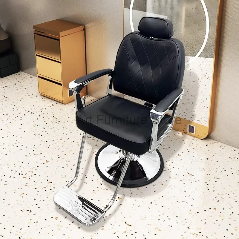 Barbershop Swivel Barber Chair Beauty Salon Hydraulic Facial Workshop Luxury Makeup Saddle Stool Silla Barberia Salon Furniture