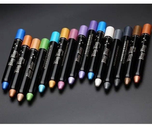 Eye makeup color pearlescent pen high light stick rotating shadow matte waterproof sweat proof not easy to smudge color makeup