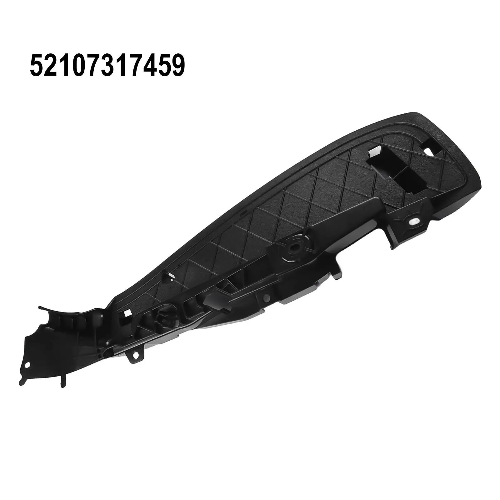

Useful Brand New High Quality Practical Track Rail Cover Auto Parts Seating Tool Waterproof 1 Pieces 52107317459 Black
