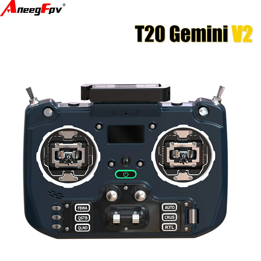 

New Jumper T20 Gemini V2 Radio Controller Diversity ELRS 2.4GHz Built-in Dual-Frequency Dual-Antenna EdgeTX for FPV Drone