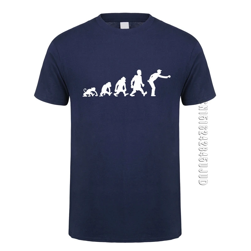 Evolution of Petanque T Shirt O Neck Cotton Cool Funny petanque boule T-shirts Men Clothing