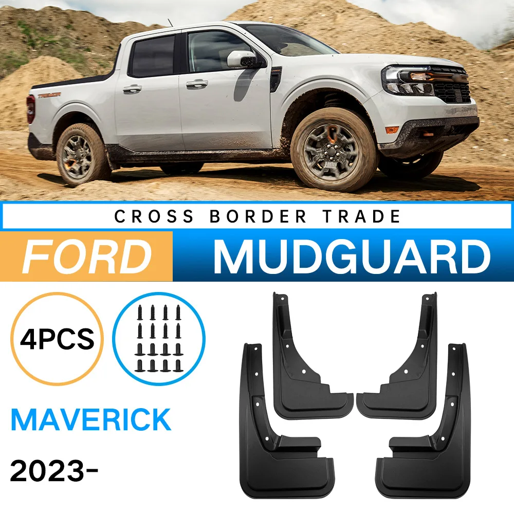 

Car Mud Flaps for Ford Maverick 2023 Splash Guards Fender Mudguard Direct Replacement Easy Use