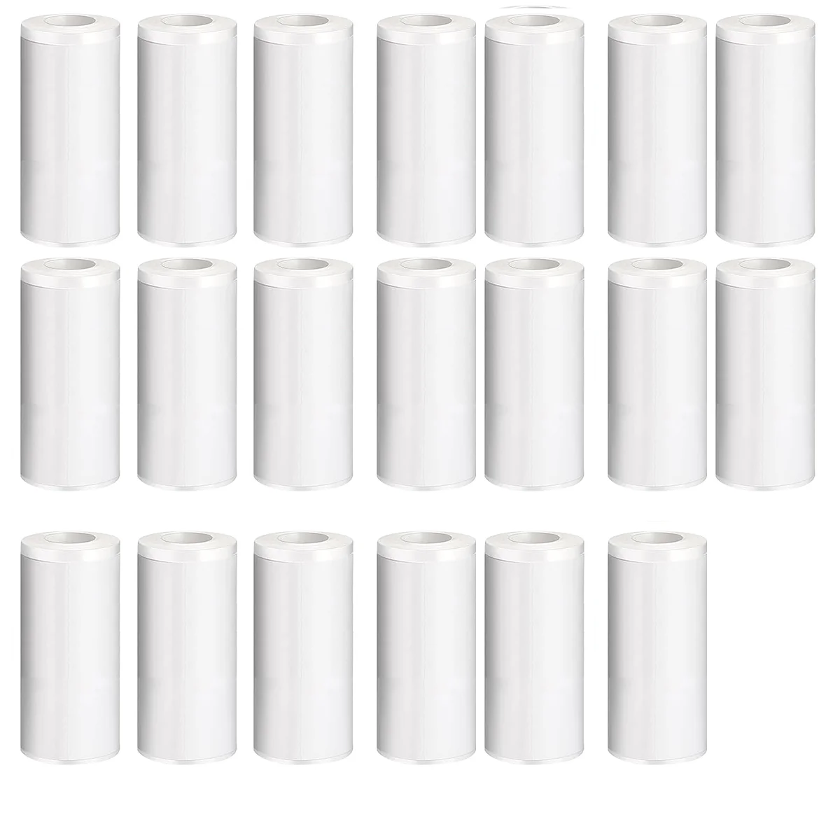 20PCS Mini Printer Paper Thermal Sticker Paper Self-adhesive Printer Paper Photo Printer Labels For Photos Notes 5.7 X 2.5cm