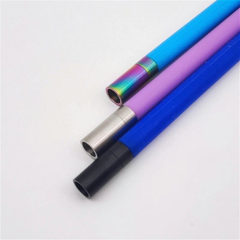 510 فوهة بالتنقيط الفولاذ المقاوم للصدأ قسم مزدوج 510 تمديد مشترك مزيج الربط 2 in1 القش المشترك OD11H32 #2