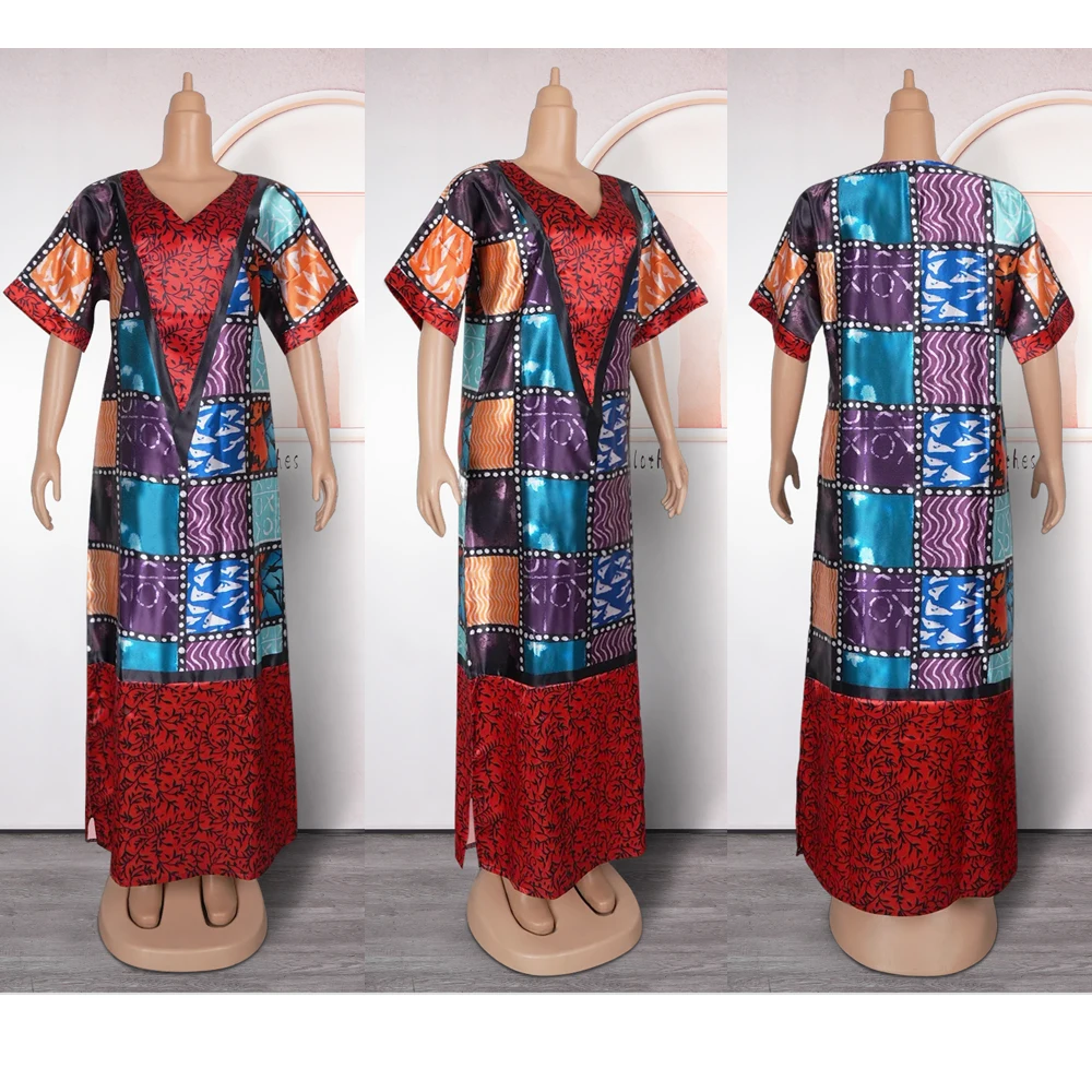 African Dresses for Women Traditional Africa Clothing Dashiki Ankara Outfits Gown Abayas Robe Muslim Kaftan Maxi Long Dress 2024