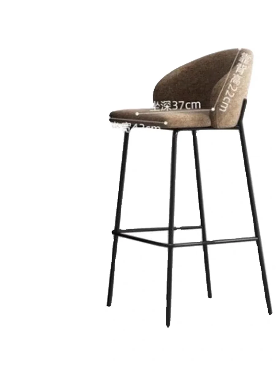 

Nordic Island Bar Chair Modern Simple Home Back Chair Personalized Bar High Front Desk Bar Stool