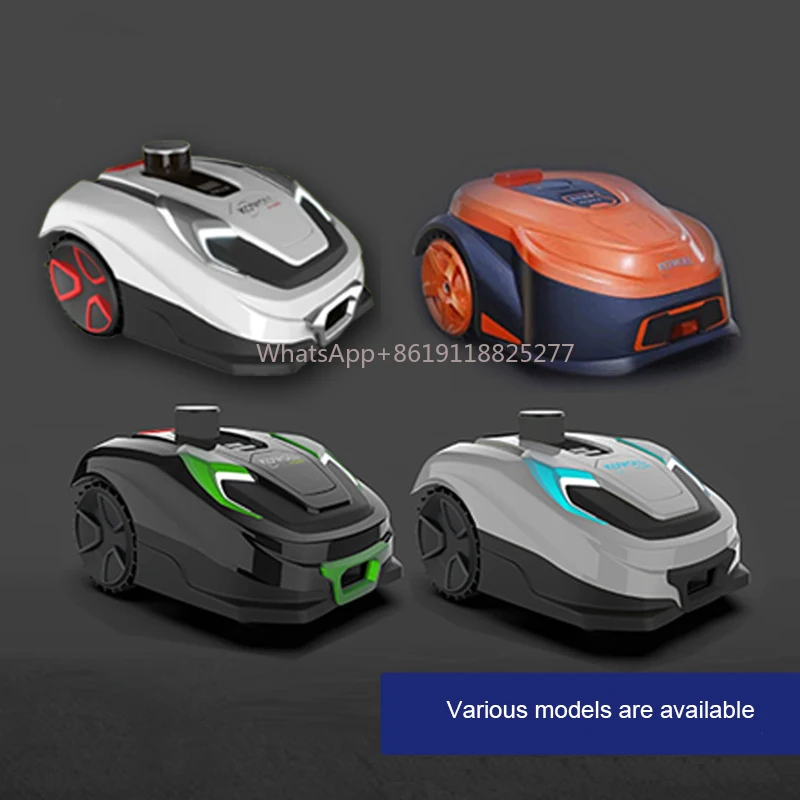 cordless electric mower china agricultural crawler rc  remote control robot lawnmower blade robotic lawn mower 1200 m