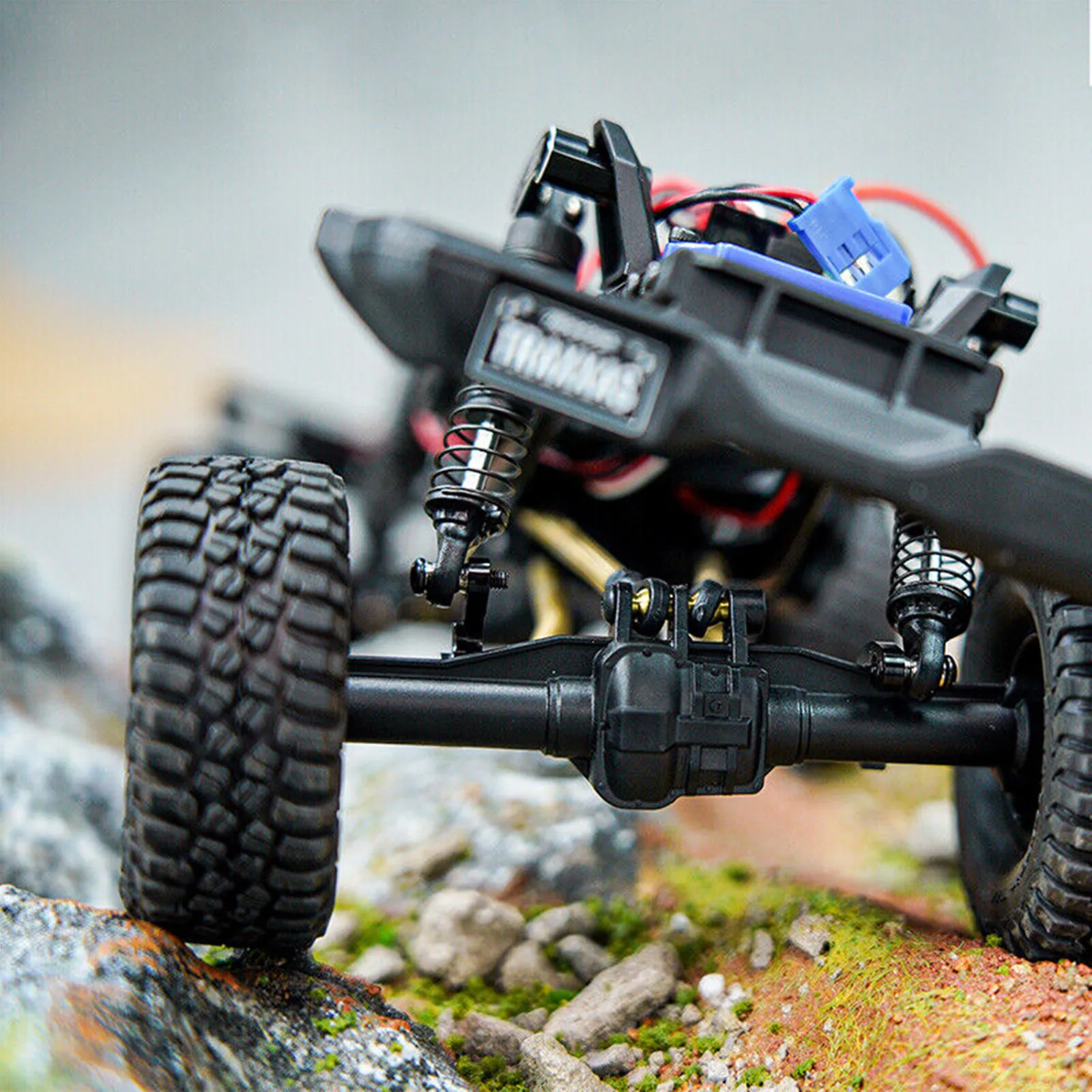Imagem -06 - Amortecedor Lift Kit para Trx4m Amortecedores Dianteiro e Traseiro Lâmina Flex 118 rc Acessórios para Automóveis Conjunto