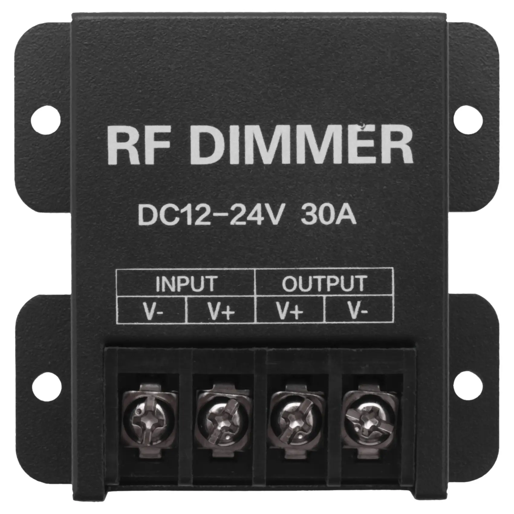 

Беспроводной диммер BAAJ-12V RF для светодиодов, 3-кнопочный пульт ДУ, DC 12V-24V, 30A, 360W, 720W, для одноцветных лент 5050, 3528