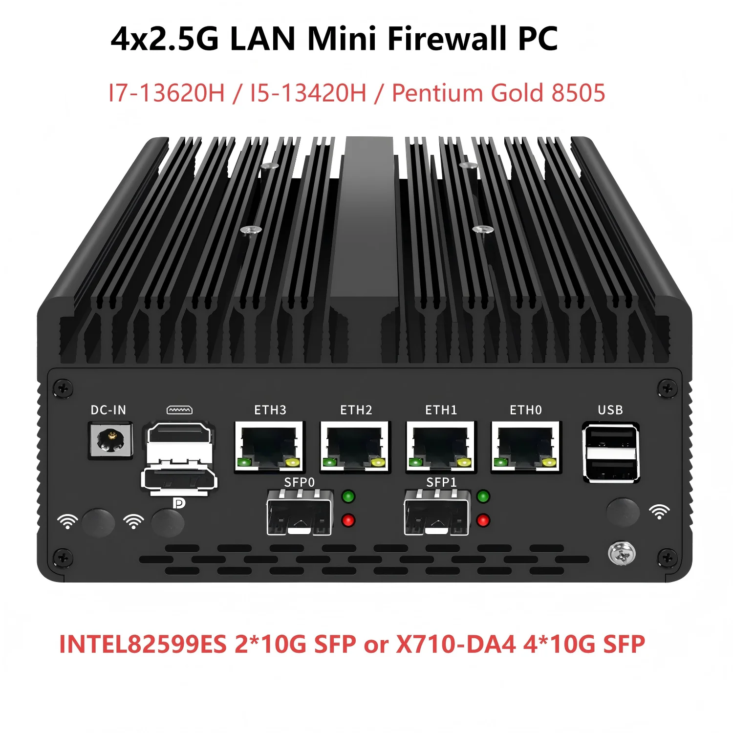 Intel Cpu Core I7 - جدار الحماية الصلب PC 4x2.5G LAN
