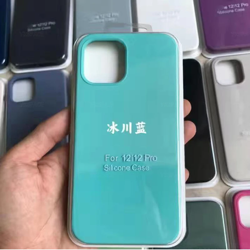 Luksusowe etui z płynnego silikonu Candy Colorful do iPhone'a 15 14 Plus 13 Pro 12 mini 11 Pro MAX Miękki, gładki, matowy pokrowiec na telefon — zdjęcie produktu 6