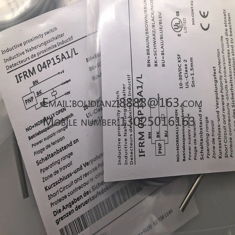 

IFRM 04P15B1KS35PL IFRM 04N15B1KS35PL IFRM 06P1703S35L IFRM 06P1701S35L IFRM 06P3701L Proximity Switch Brand new original