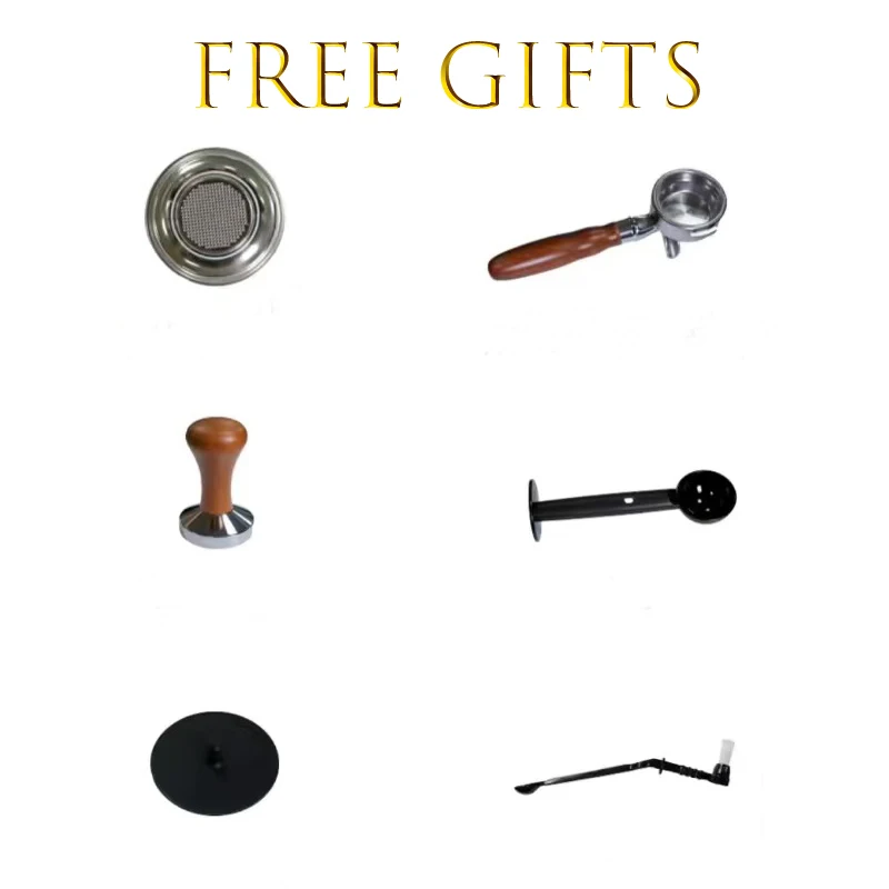 Hambach 7101 Halbautomatische Espressomaschine mit einer Pumpe, italienische Kaffeemaschine für das Heimbüro, kompakte Cappuccino-Brauausrüstung