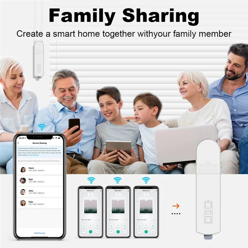 

Электрический мотор для штор, двигатель для жалюзи и окон Tuya Zigbee3.0, электрический тяговый шнур, вилка европейского стандарта-Y47A