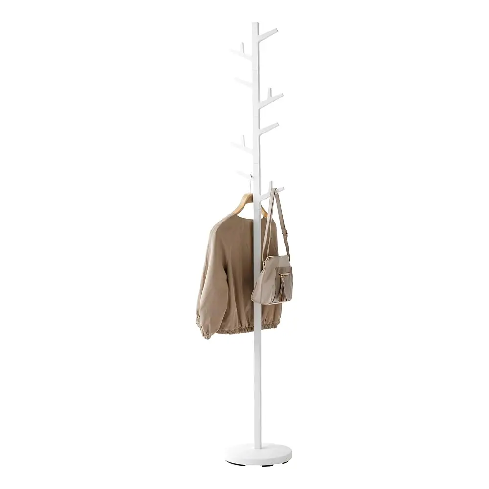 

Home Coat Ra Tree/Standing Coat And Hat Hanger Steel One Size White
