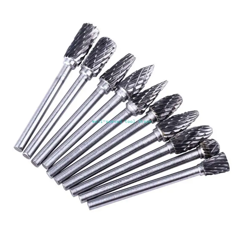 

G88A Compact Burrs Removing Set Rotary Files- Bits for Grinding Metal Alloy