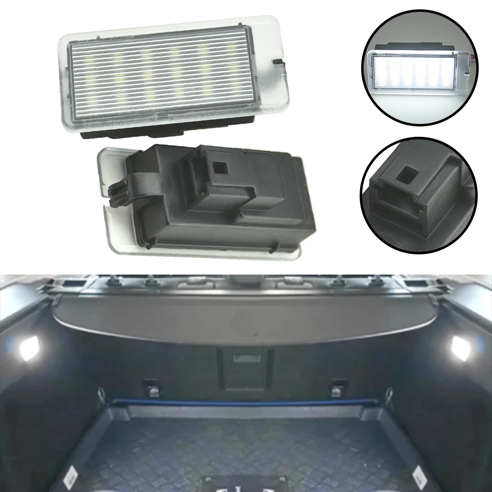 

High quality Car Accessories For Nissan Versa Note Leaf Kicks Plug&Play Led License Plate Light Parking Tag Lamp