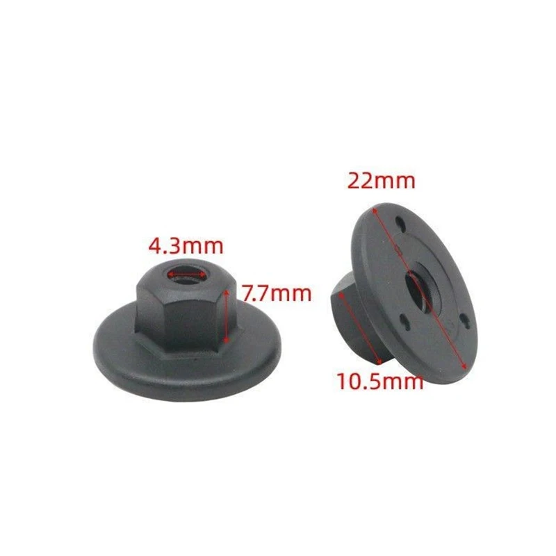 10PCS For BMW X1 X2 X3 X4 X5 X6 MINI Front and Rear Wheel Cover Base Plate Rear Bumper Nut Clips Base Clips Auto Fastener