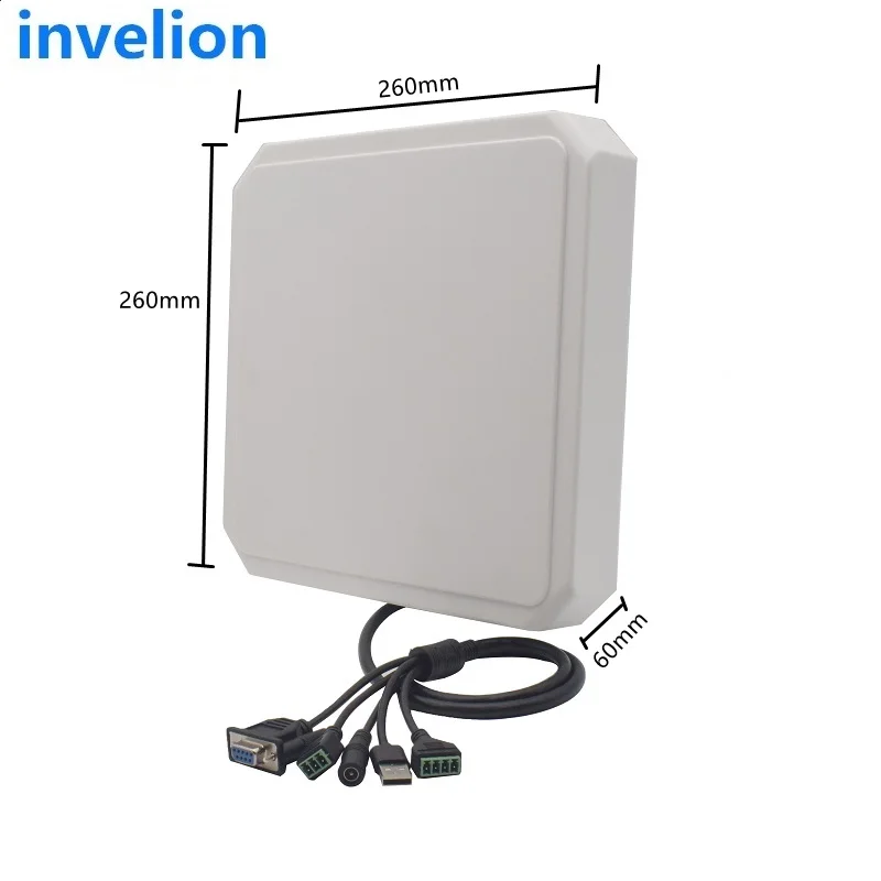 Lector y escritor RFID UHF de largo alcance integrado |   Sistema de estacionamiento, inventario de almacén y escáner de tarjetas de control de acceso